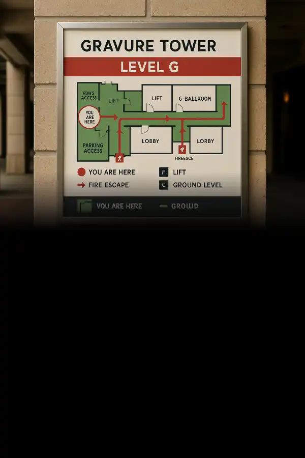 Banner ป้ายผังอาคาร 2