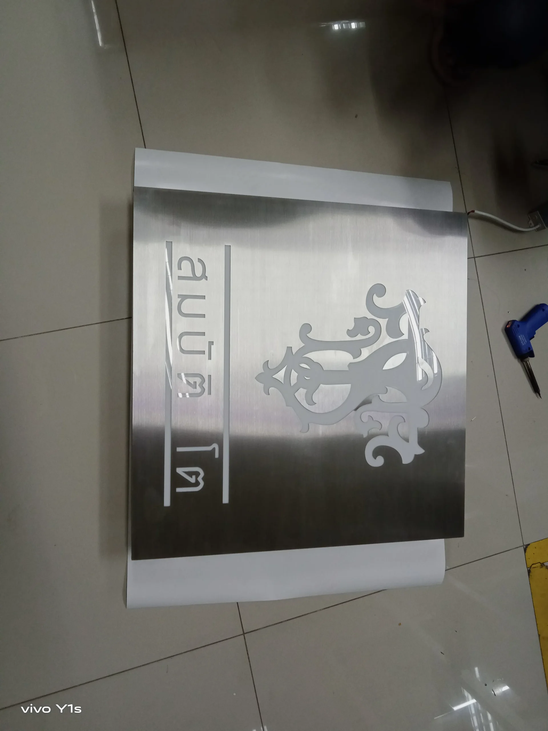 ตัวอย่างผลงานป้ายไฟออกหลัง 15