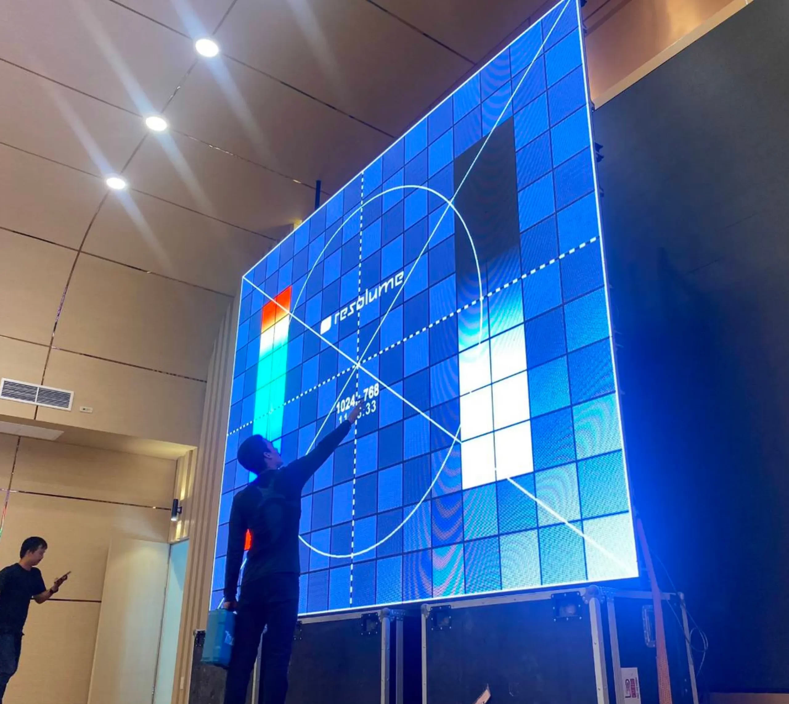 ตัวอย่างผลงานจอแสดงผล Digital